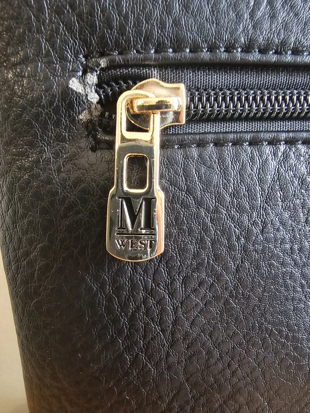 Montana West Black Crossbody with Gold Stud Trim